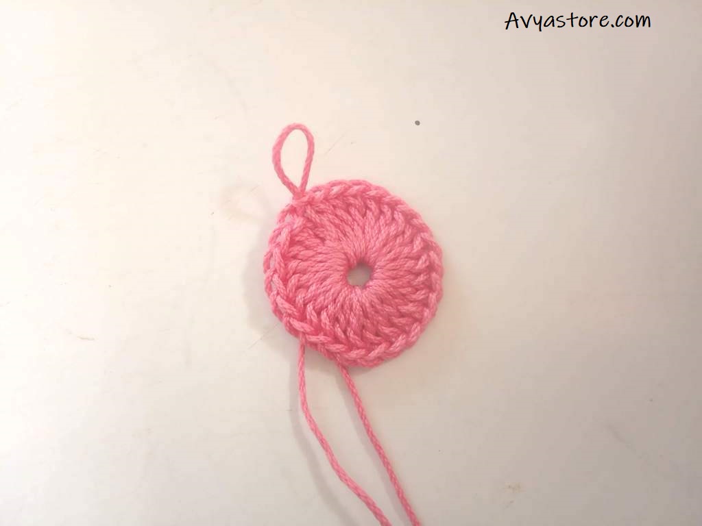 Crochet Flower Brooch -Free Pattern (5)