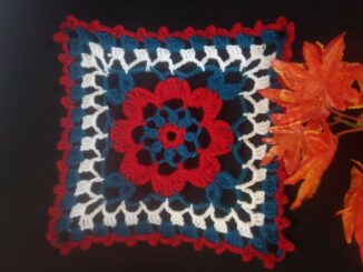 How to Crochet Tricolor Placemat - Free Pattern