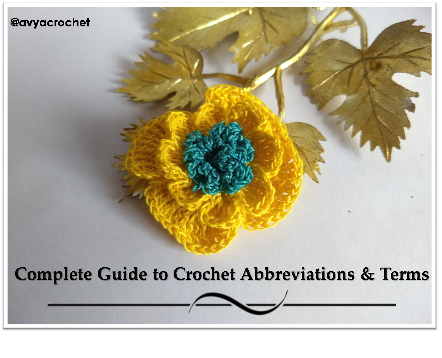 Complete Guide to Crochet Abbreviations & Terms