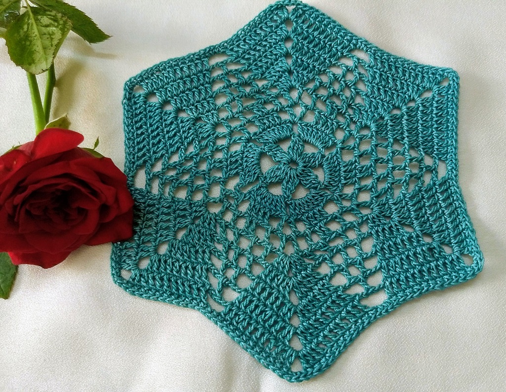 Floral Granny Hexagon Motif_Avyastore