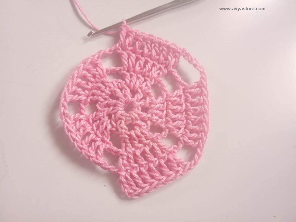 How To Crochet Pentagon Motif - Free Pattern and Instructions