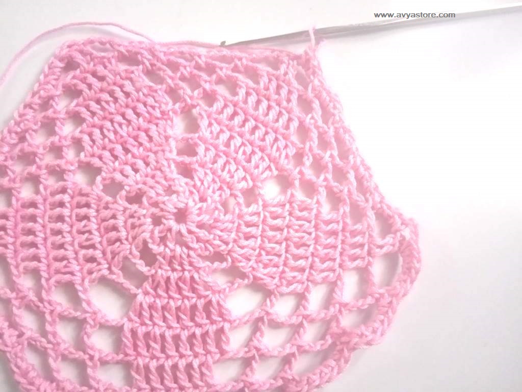 How To Crochet Pentagon Motif - Free Pattern and Instructions
