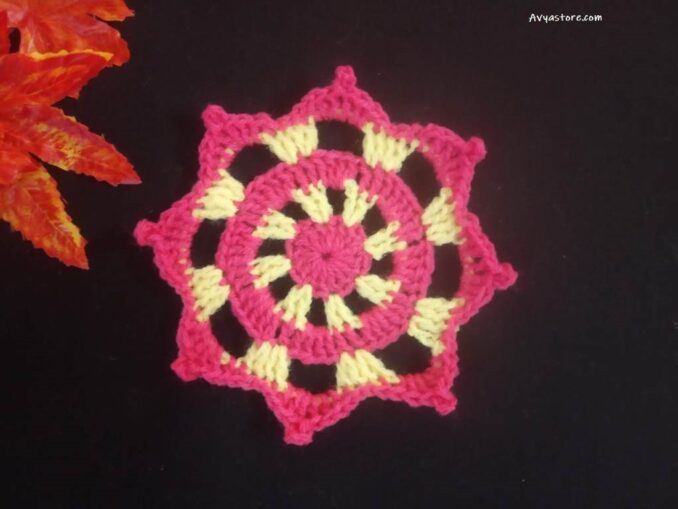 How to Crochet Tea Coaster - Free Pattern and Instructions
