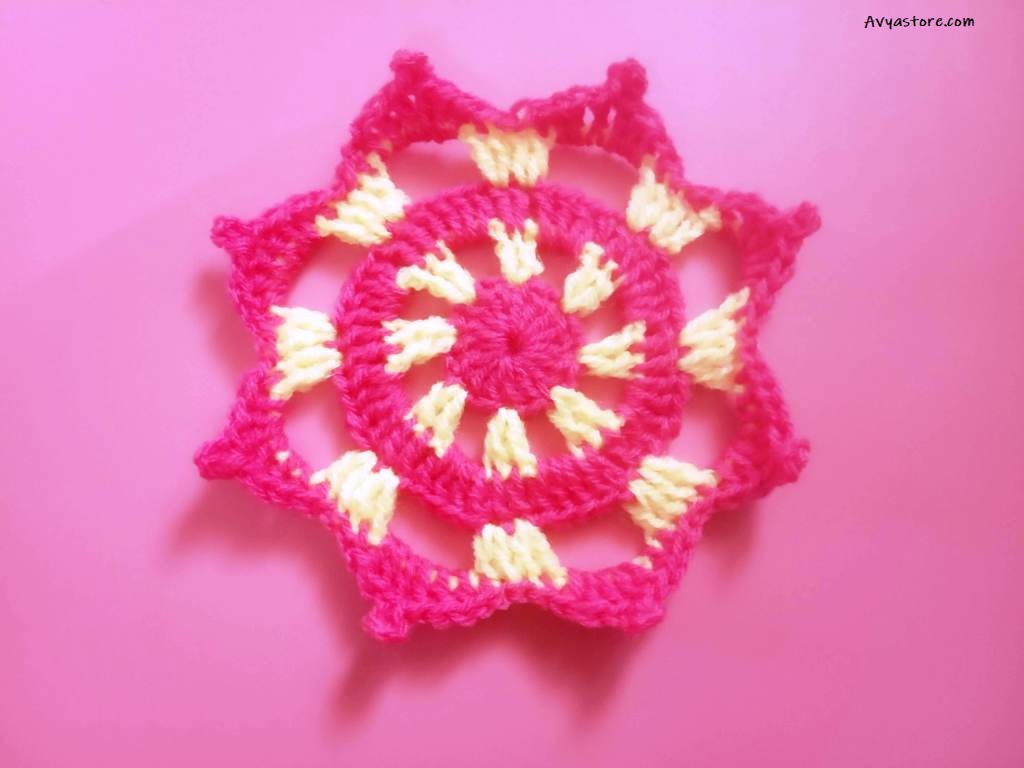 Crochet Tea Coaster - Free Pattern and Instructions