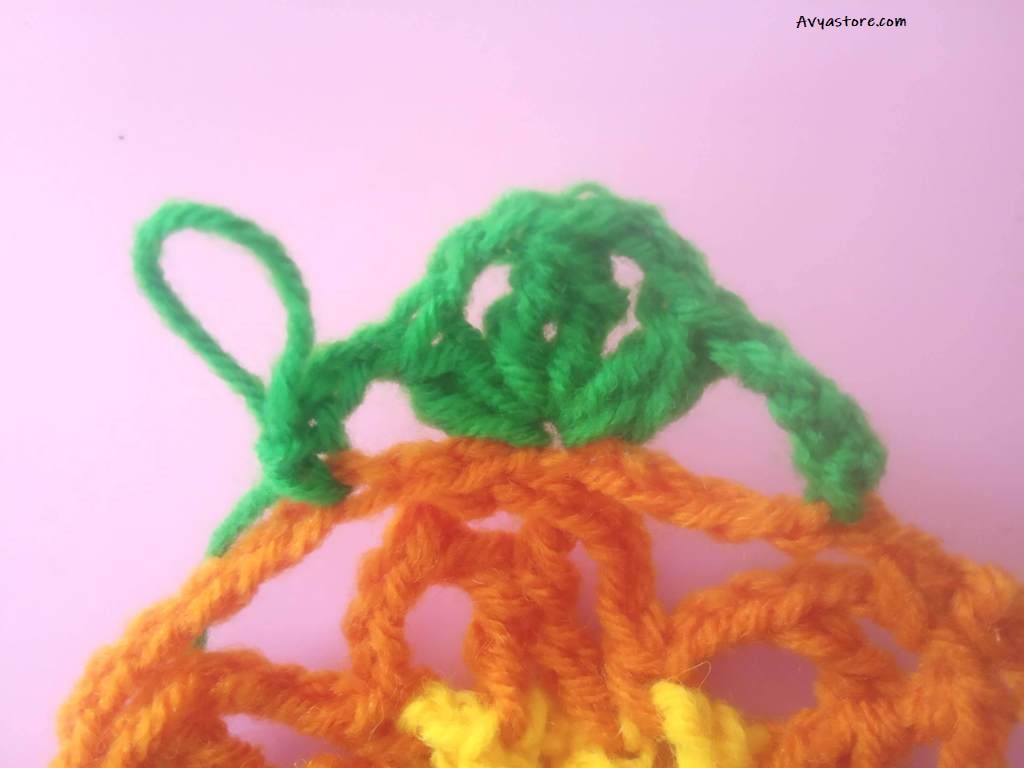 How to Crochet Acacia flowers Granny Square - Free Pattern