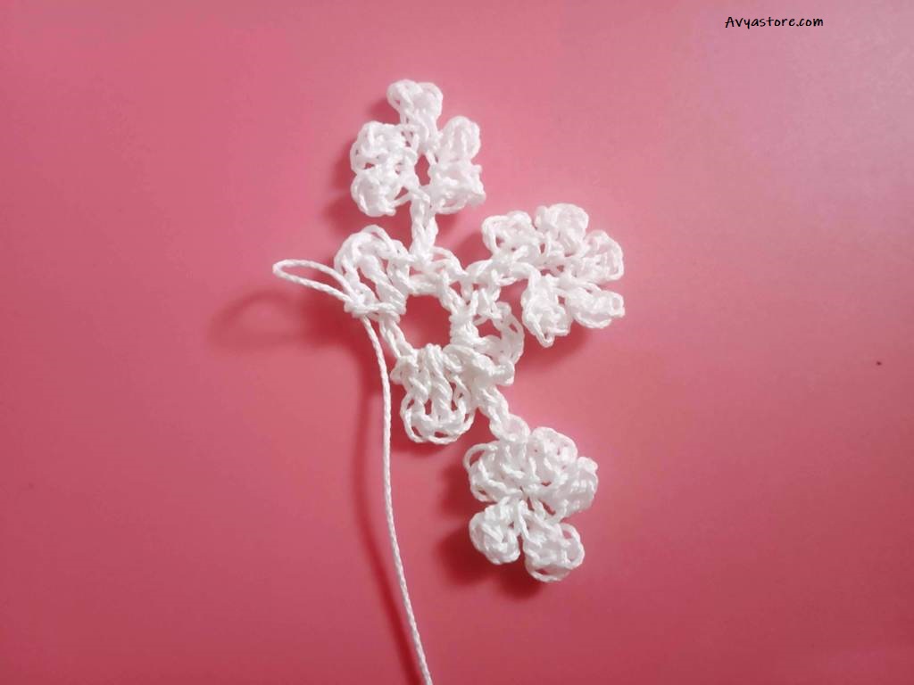 How to make five easy crochet snowflakes – Free Patterns