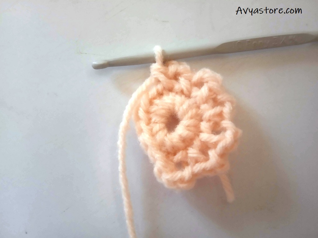 Cineraria Granny Square - Crochet Free Pattern