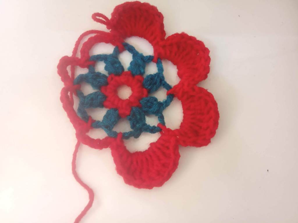 How to Crochet Tricolor Placemat - Free Pattern