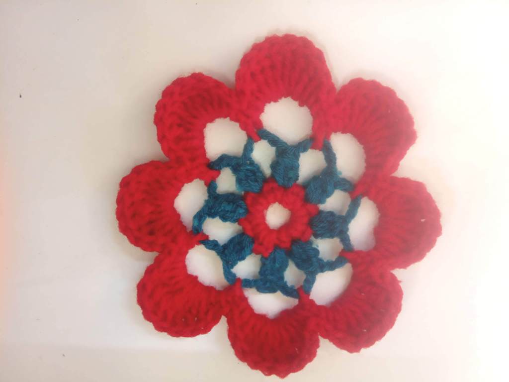 How to Crochet Tricolor Placemat - Free Pattern