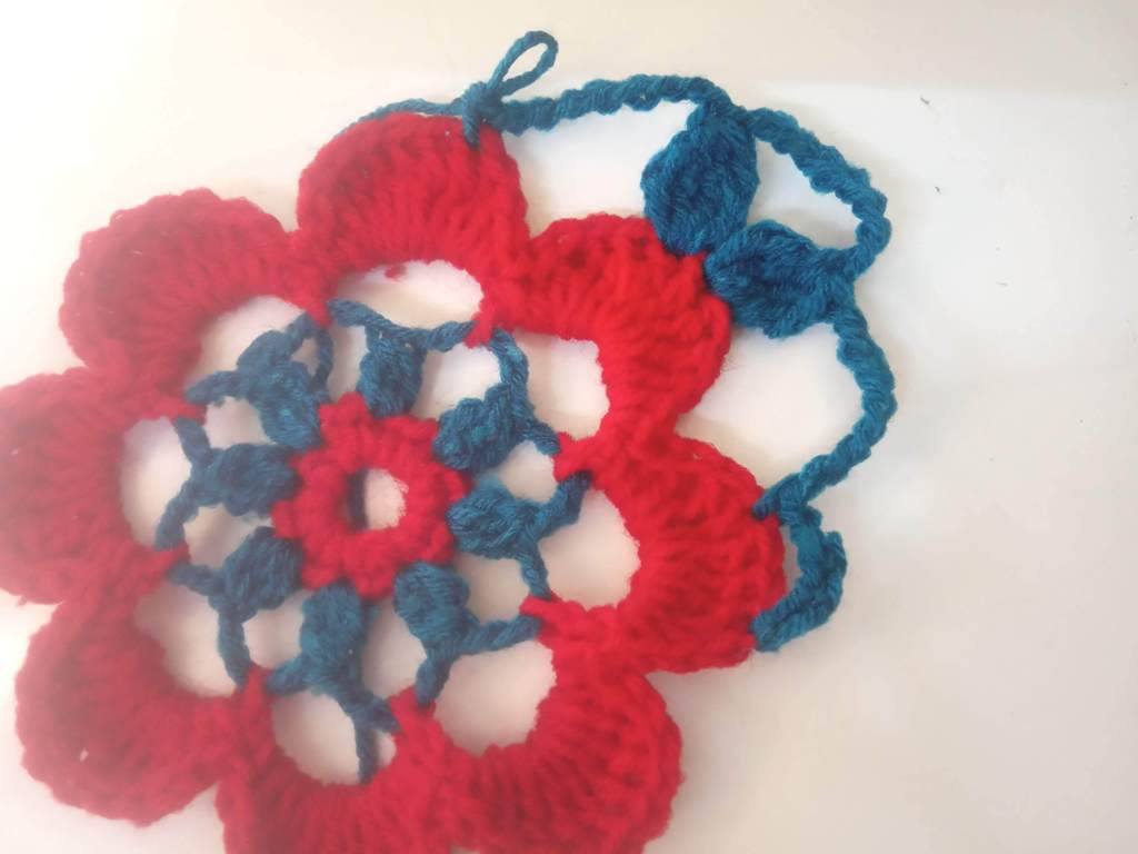 How to Crochet Tricolor Placemat - Free Pattern