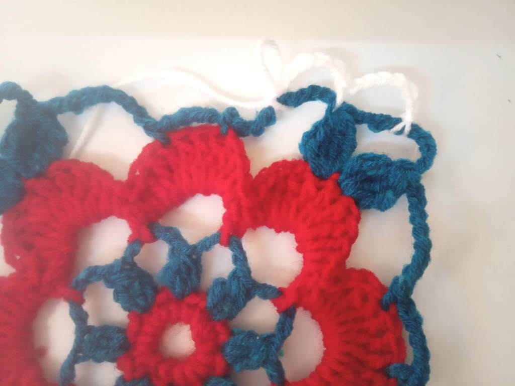 How to Crochet Tricolor Placemat - Free Pattern