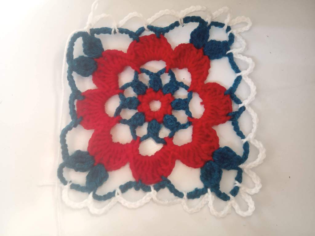 How to Crochet Tricolor Placemat - Free Pattern