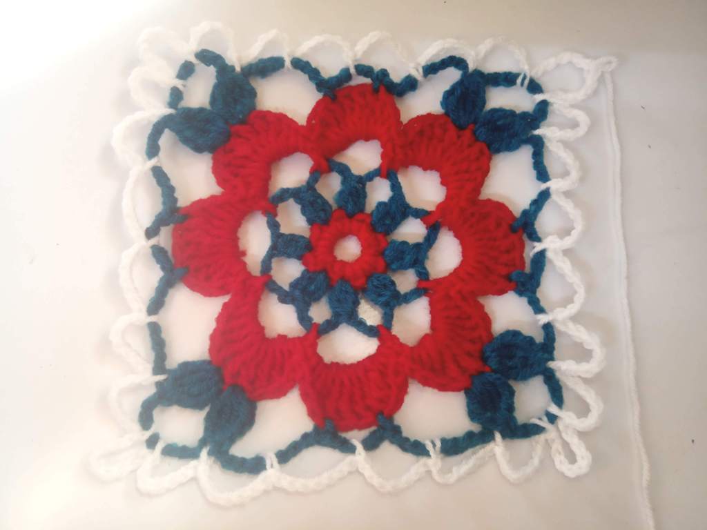 How to Crochet Tricolor Placemat - Free Pattern