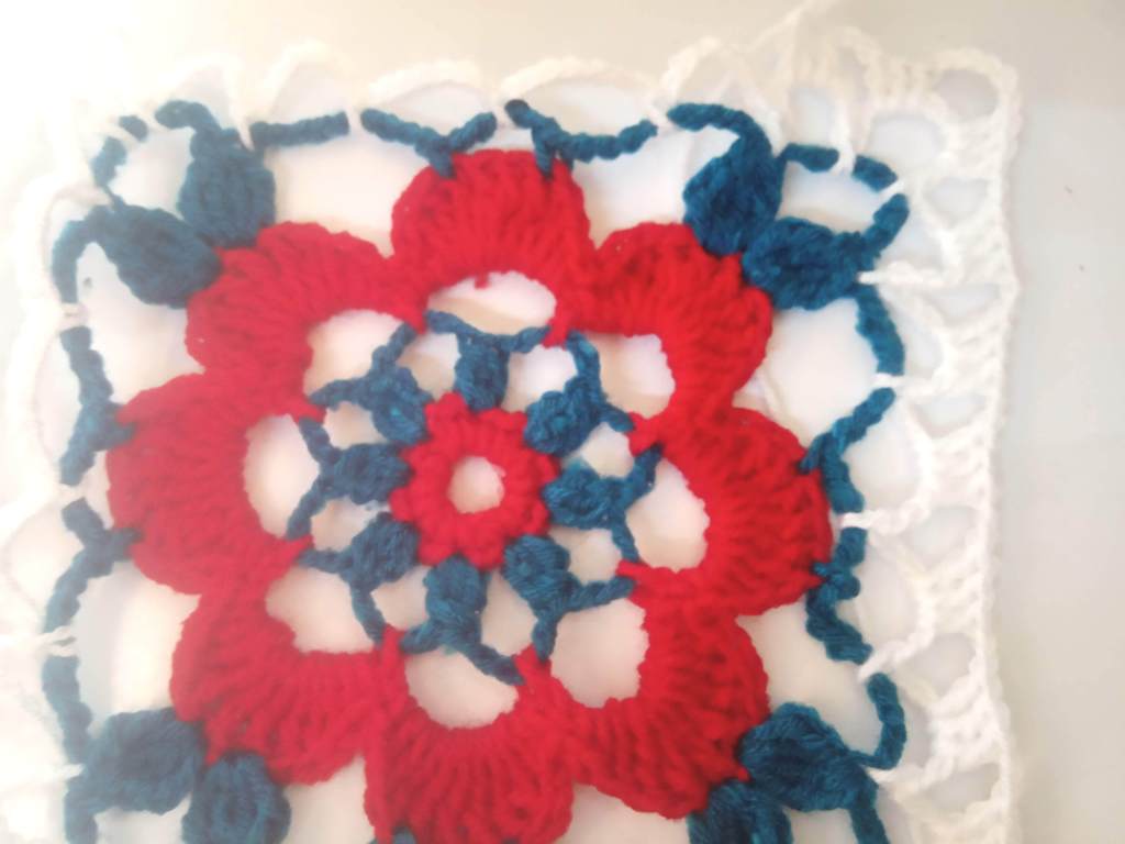 How to Crochet Tricolor Placemat - Free Pattern