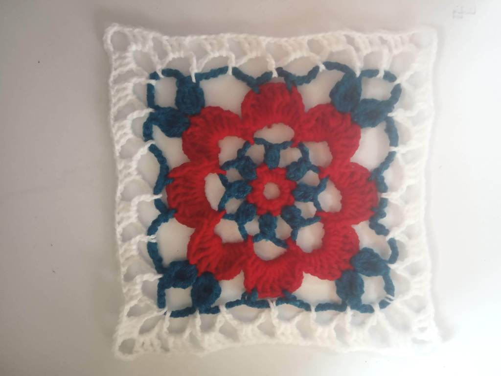 How to Crochet Tricolor Placemat - Free Pattern