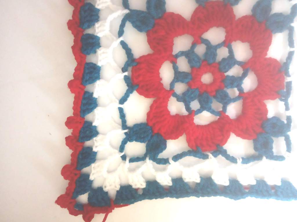 How to Crochet Tricolor Placemat - Free Pattern
