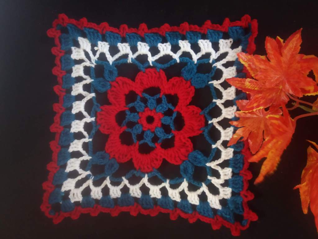 How to Crochet Tricolor Placemat - Free Pattern