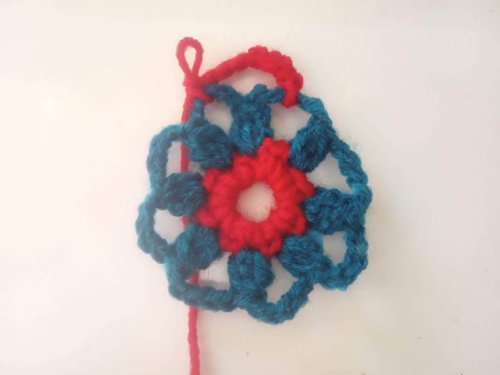 How to Crochet Tricolor Placemat - Free Pattern