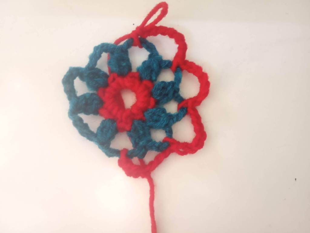 How to Crochet Tricolor Placemat - Free Pattern