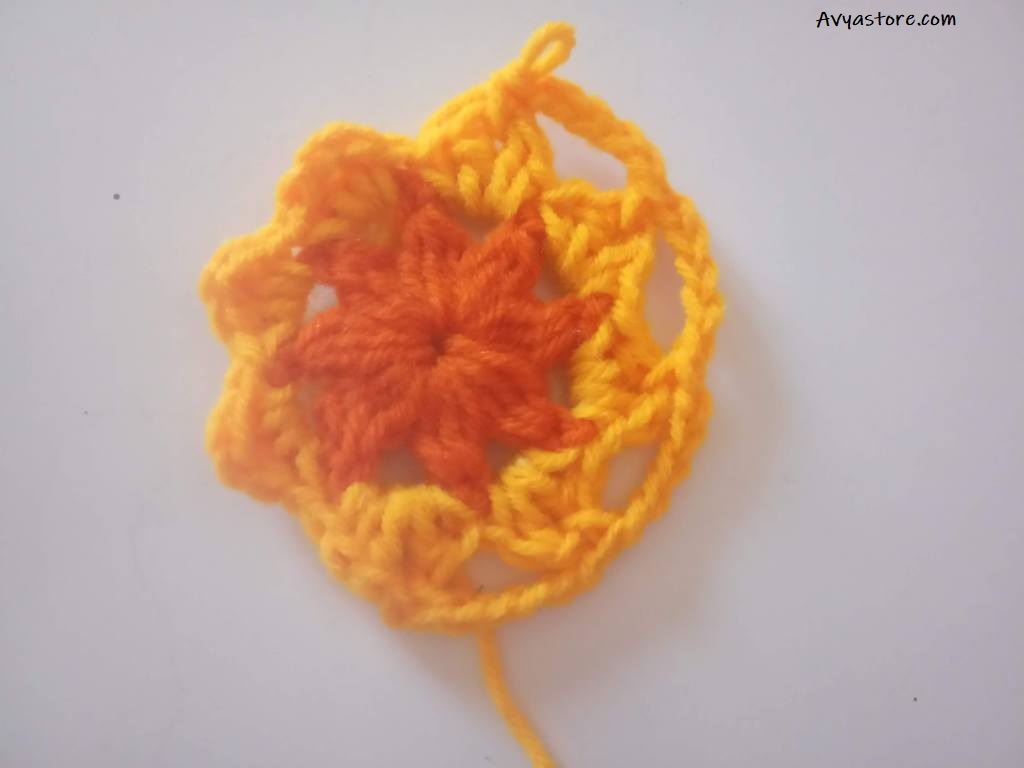 How to Crochet a Plum Blossom Granny Square - Free Pattern
