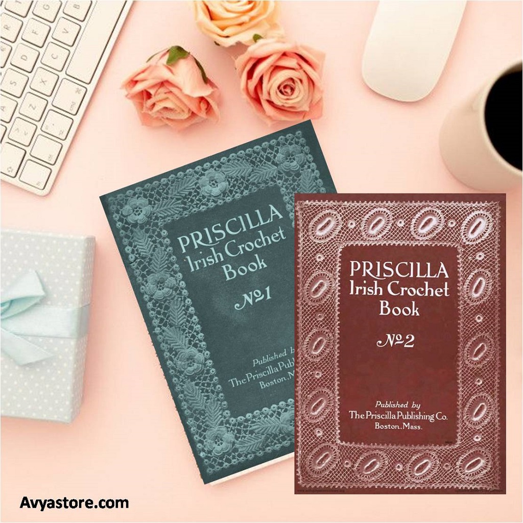 Crochet Book Review - Priscilla Irish Crochet Book 1 & 2