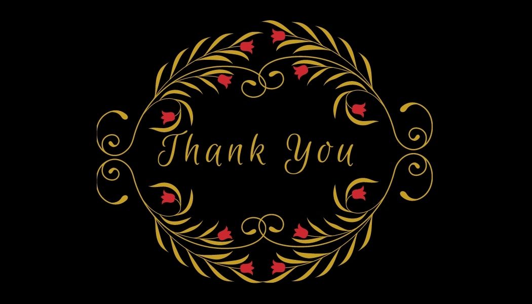 Design 1 - Thank You Cards Free Printable