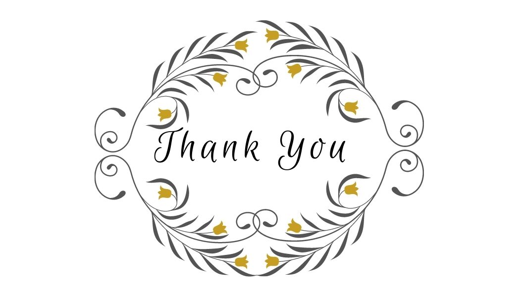 Design 1 - Thank You Cards Free Printable
