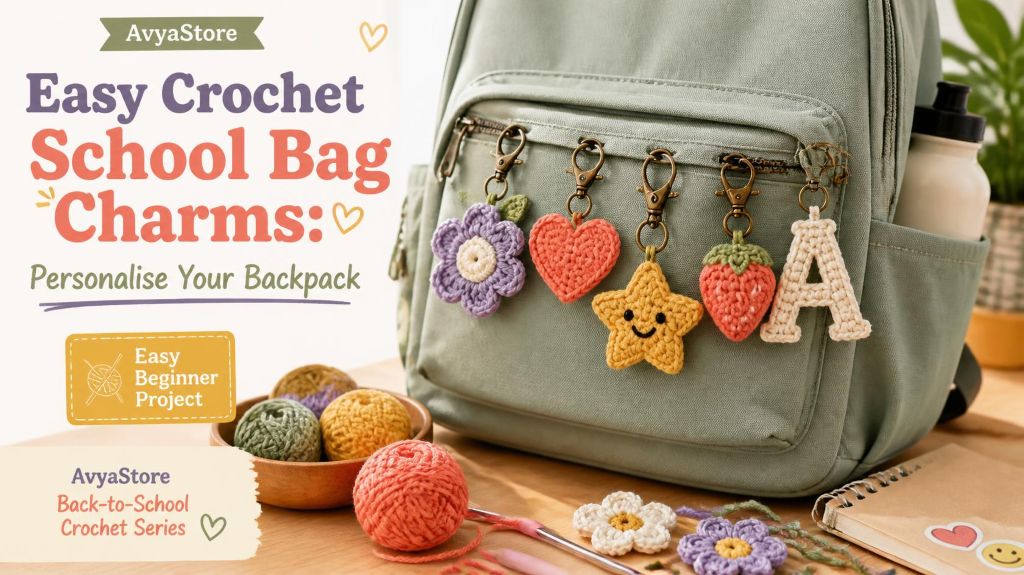 Crochet for Beginners: Back-to-School Series – Easy Projects You’ll Actually Use