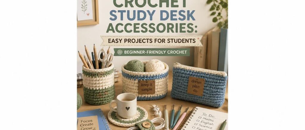 Crochet for Beginners: Back-to-School Series – Easy Projects You’ll Actually Use