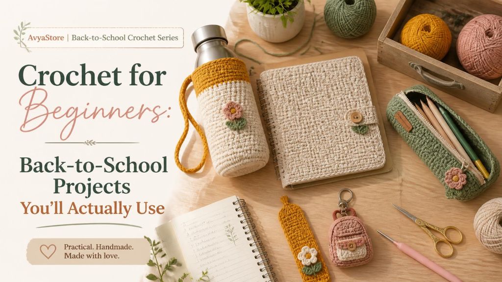 Crochet for Beginners: Back-to-School Series – Easy Projects You’ll Actually Use