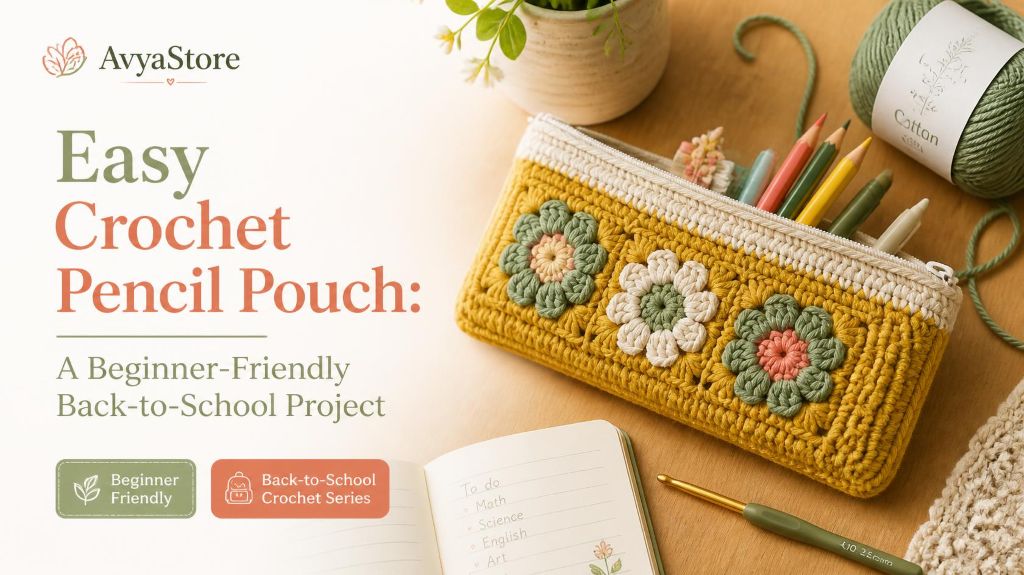 Crochet for Beginners: Back-to-School Series – Easy Projects You’ll Actually Use