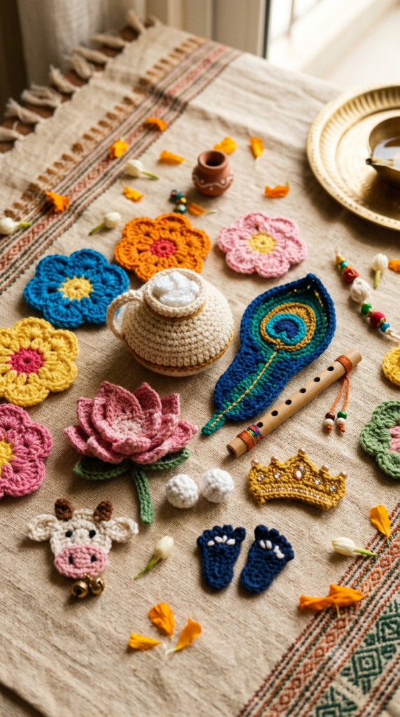 From Makhan Matki to Crochet: 12 Krishna-Inspired Motifs You Can Actually Make