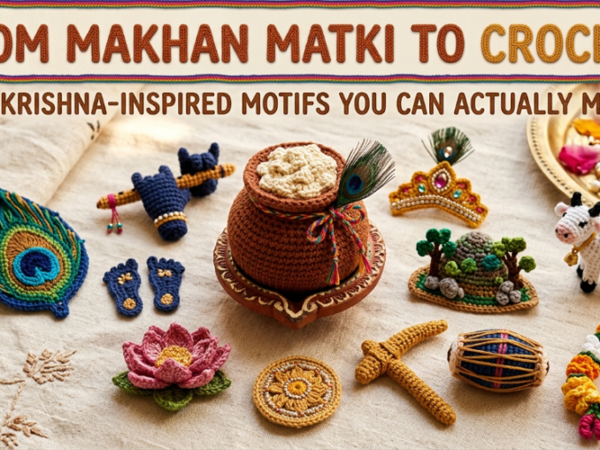 From Makhan Matki to Crochet: 12 Krishna-Inspired Motifs You Can Actually Make