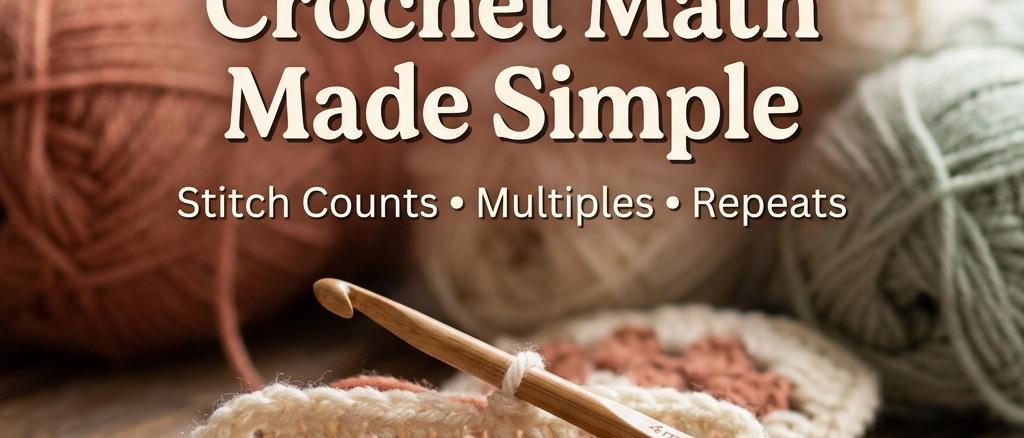 Crochet Mathematics for Beginners: Stitch Counts, Multiples, and Repeats Made Simple