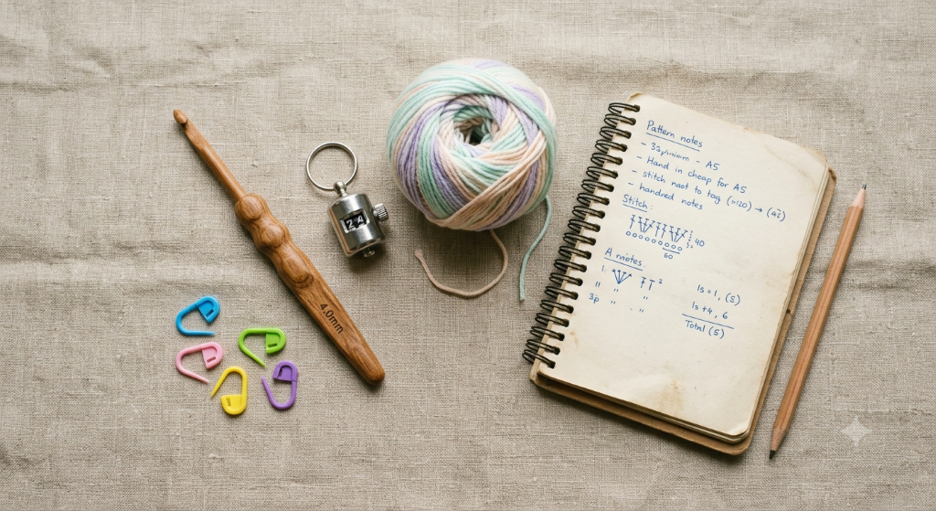 Crochet Mathematics for Beginners: Stitch Counts, Multiples, and Repeats Made Simple